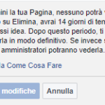 Come cancellare pagina Facebook – Rimozione della pagina